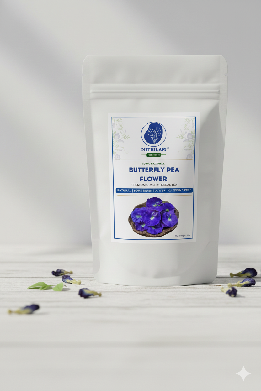 Mithilam Butterfly Pea Tea – 100% Natural Herbal Blue Tea